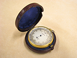 Early 20th century Harrods London pocket barometer and altimeter